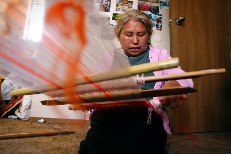 Weaving her way to freedom